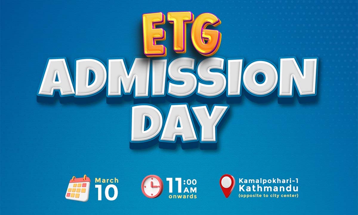 ETG Admission Day 2024