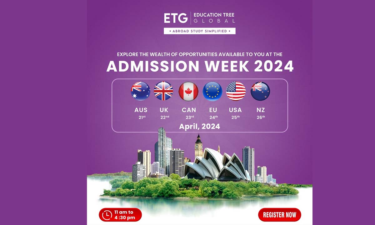 Education Tree Global (ETG) Admission Week 2024