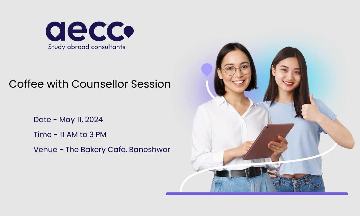 AECC Nepal organizing a Coffee with Counsellor Session on May 11, 2024