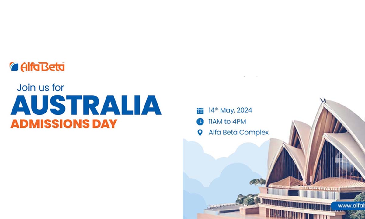 Australia Admission Day happening at Alfa Beta on 14th May 2024