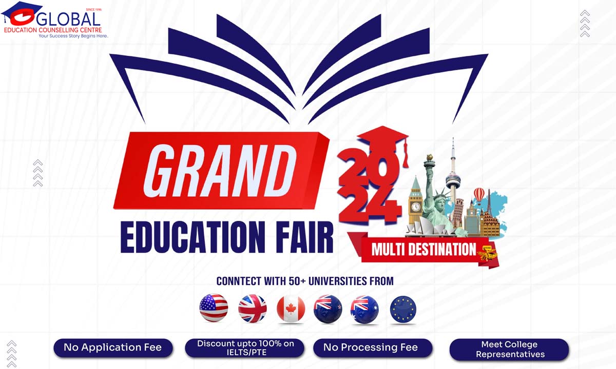 Grand Education Fair at GECC on 8th June 2024