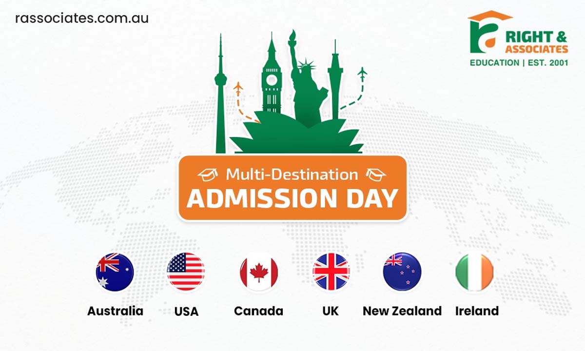 Multi-Destination Admission Day on 12th May 2024 at Right & Associates