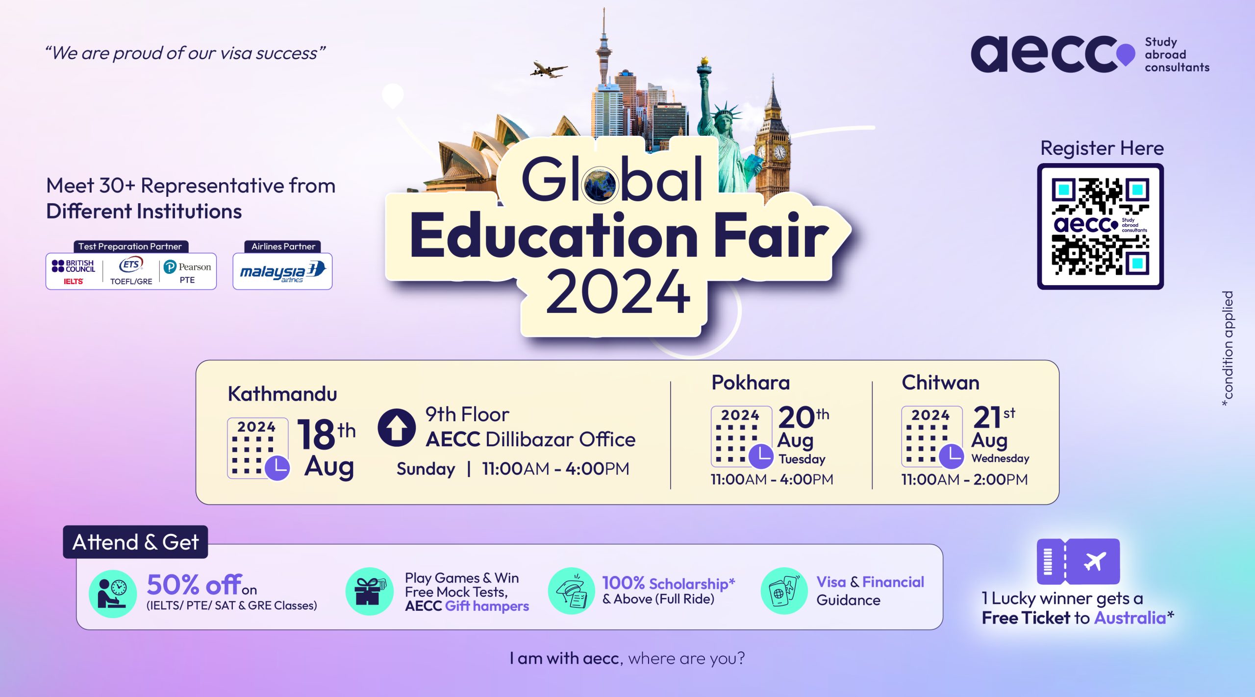 AECC Nepal Global Education Fair August 2024