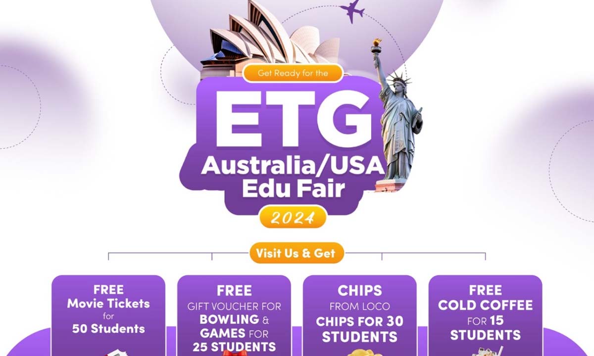 ETG organizing the Australia USA Edu Fair on August 30, 2024