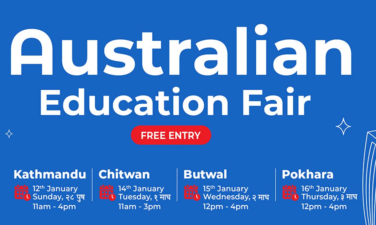 Global Reach organizing Australian Education Fair on January 12, 2025